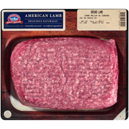 Superior Farms Ground Lamb, 16 oz