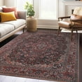 thumbnail image 1 of Superior Fiorella Floral Modern Indoor Area Rug,3' 6" x 5' 6", Berry Red, 1 of 8