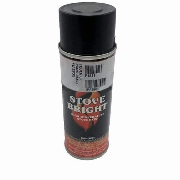 Superior SCITPSAB Firebox Interior Touch-Up Paint, Black