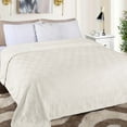 Superior Alaska Fleece Diamond Fluffy Blanket, Twin, Ivory - Walmart.com
