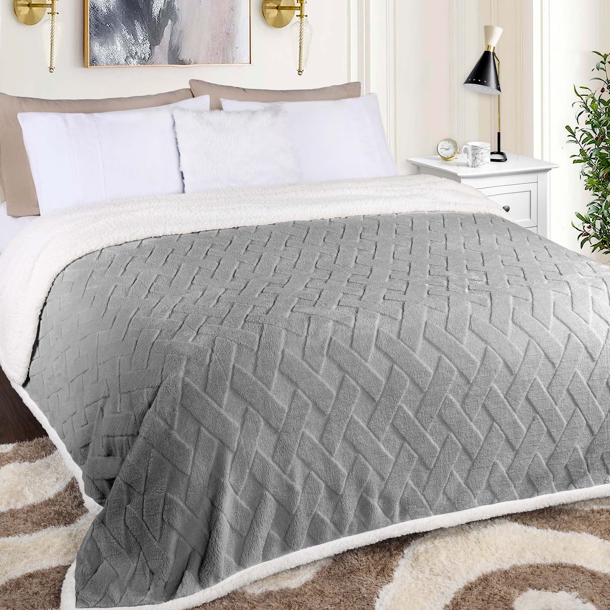 Platinum Curly Sue Blanket