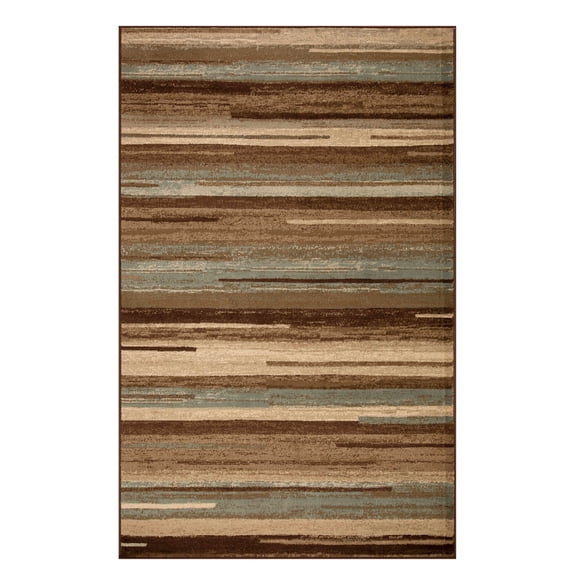 Superior Fulgor Abstract Lines Indoor Area Rug, Taupe, 5' x 8'