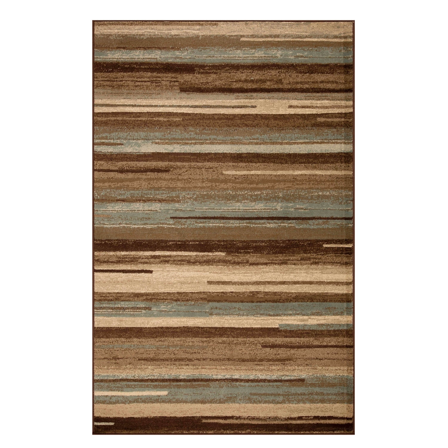 Superior Fulgor Abstract Lines Indoor Area Rug, Taupe, 7' x 9'