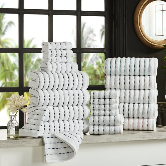 Superior Galyn Organic Cotton Wave 16-Piece Towel Set