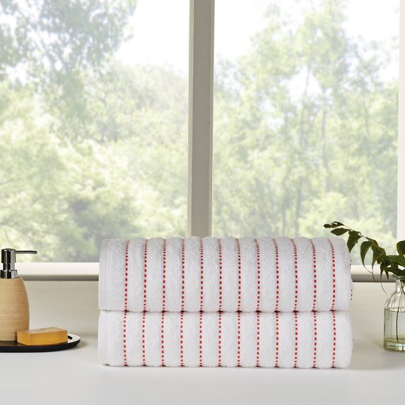 Superior Galyn Organic Cotton Wave 2-Piece Bath Sheet Set