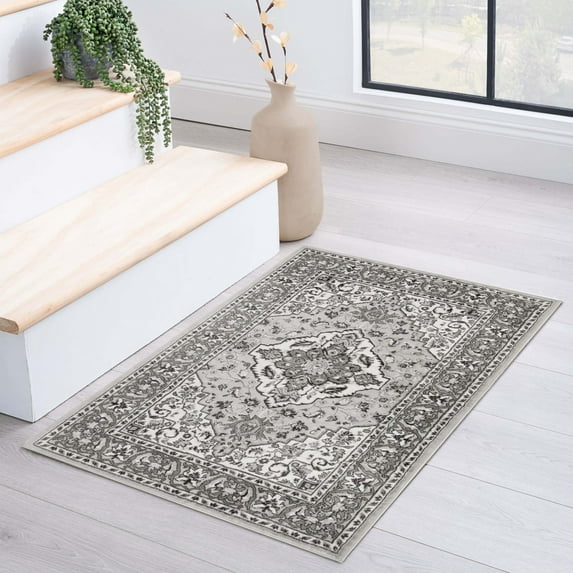 Superior Glendale Oriental Medallion Indoor Area Rug, 2'x3', Rivulet