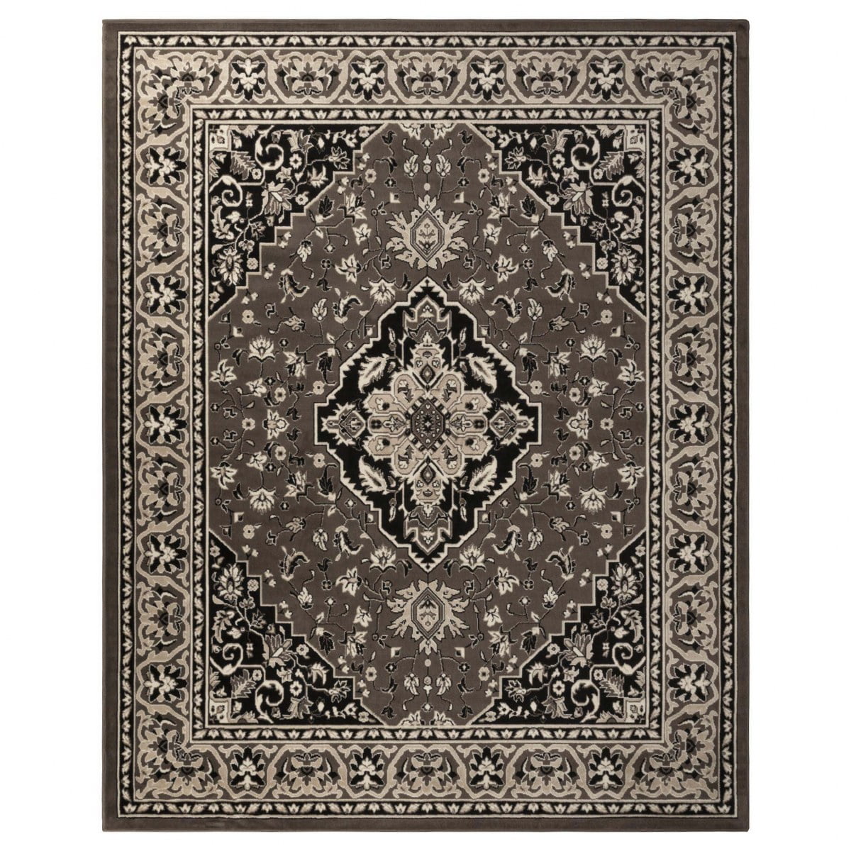 Superior Glendale Oriental Medallion Indoor Area Rug, 5' x 8', Brown