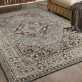 thumbnail image 1 of Superior Glendale Oriental Medallion Indoor Area Rug, 7'x9', Gray, 1 of 4