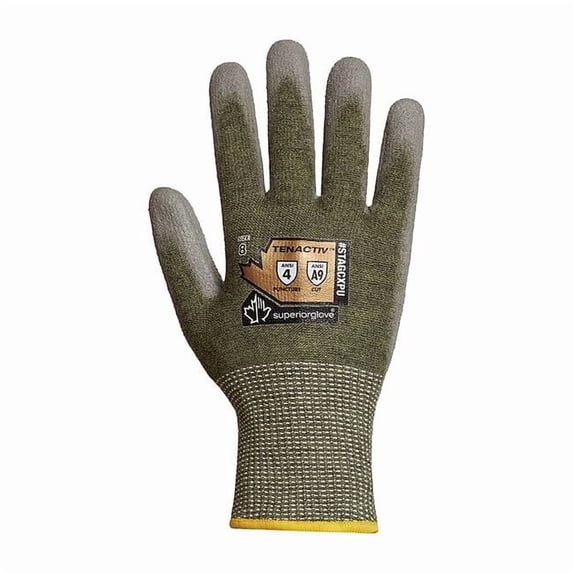 Superior Glove Cut-Resistant Gloves,Glove Size 10,PR STAGCXPU-10
