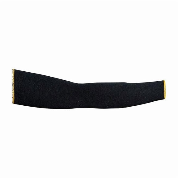 Cut-Resistant Sleeves: ANSI/ISEA Cut Level A4, Thumbhole, 22.5 in Length, Black, XS,PR