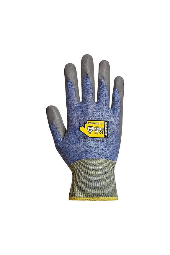 Knit Gloves,Blue/Gray,Glove Size 7,PR S15TAFGPU-7