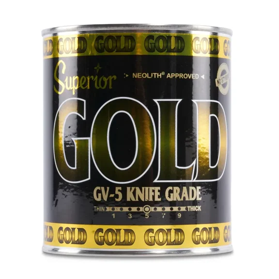 Superior Gold Stone Adhesive - Knife Grade - 1.25 GALLON