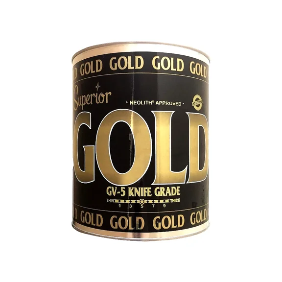 Superior Gold Knife Grade Epoxy Adhesive, 1.25 Gallon, 5-Minute Industrial Strength Bond