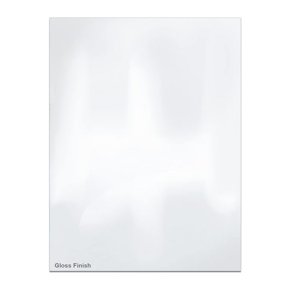 Superior Graphic Supplies Clear Gloss/Gloss Rigid Vinyl Sheet - .010 inches (10mil) Thickness x 11 inches Wide x 17 inches Long for DIY, Display, Projects, Prints and Crafts, Pack of 6