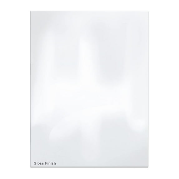 Superior Graphic Supplies Clear Gloss/Gloss Rigid Vinyl Sheet - .010 inches (10mil) Thickness x 25 inches Wide x 52 inches Long for DIY, Display, Projects, Prints and Crafts, Pack of 6