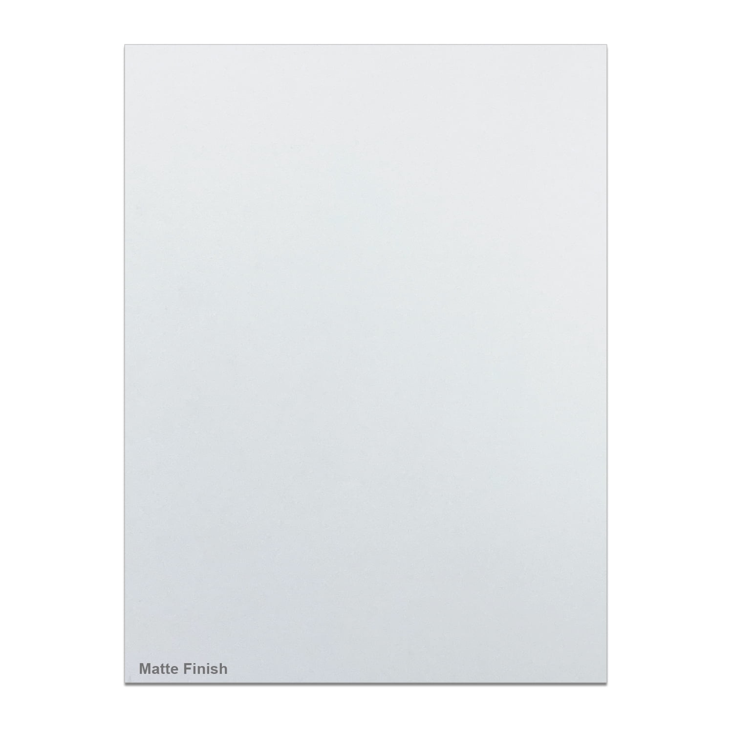 Superior Graphic Supplies Clear Matte/Matte Rigid Vinyl Sheet - .010 inches (10mil) Thickness x 11 inches Wide x 17 inches Long for DIY, Display, Projects, Prints and Crafts, Pack of 10