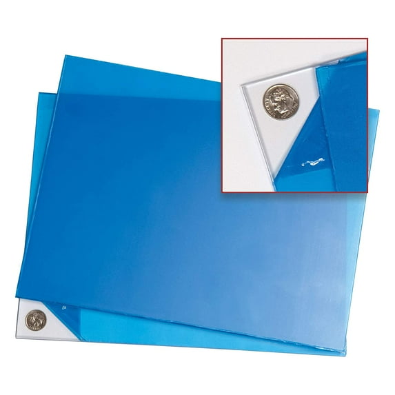 Superior Graphic Supplies PETG Clear Transparent Plexi Type Plastic Sheet 8.5 X 11 inches - 1/4 inches Thickness for Thermoforming UV Protection DYI Display Projects and Crafts, 2 Sheets