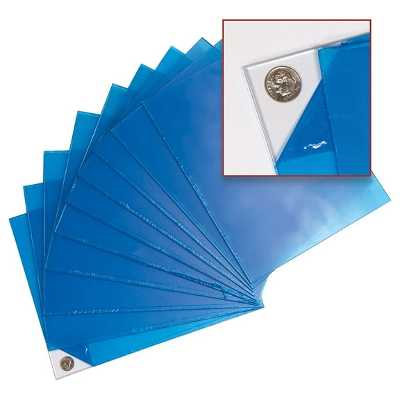 Superior Graphic Supplies PETG Clear Transparent Plexi Type Plastic Sheet 8.5 X 11 inches - 1/4 inches Thickness for Thermoforming UV Protection DYI Display Projects and Crafts, 10 Sheets