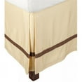 thumbnail image 1 of Superior Hotel 300 Thread Count Bed Skirt, Queen, Honey/ Mocha, 1 of 2