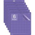thumbnail image 1 of Superior Hub Cutting Mat, Compatible with Cricut Explore Air 2/Maker 6 Pack Strong 12x12 Purple Adhesive Sticky Non-Slip Cut Mats for Silhouette Cameo 4/3/2/1 Replacement Accessories for Crafts, 1 of 14