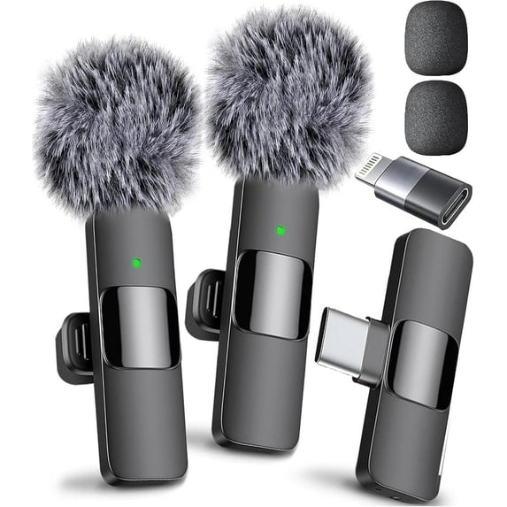 Superior Hub (Latest Model) - Professional Wireless Microphone for iPhone, iPad, Android, Lavalier Microphone for Video Recording - iPhone Mic Crystal Clear Recording with USB-C for Content Creators