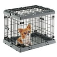 thumbnail image 1 of Superior Hybrid ECO Dog Crate and Playpen, 24-inch Dog Crate, Gray, 1 of 8
