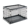 thumbnail image 1 of Superior Hybrid ECO Dog Crate and Playpen, 42-inch Dog Crate, Gray, 1 of 8