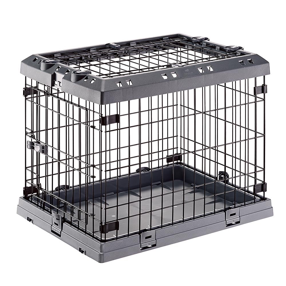 Superior Hybrid ECO Dog Crate and Playpen, 42inch Dog Crate, Gray