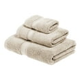 thumbnail image 1 of Superior Hymnia Egyptian Cotton 3-Piece Towel Set, Stone, 1 of 2