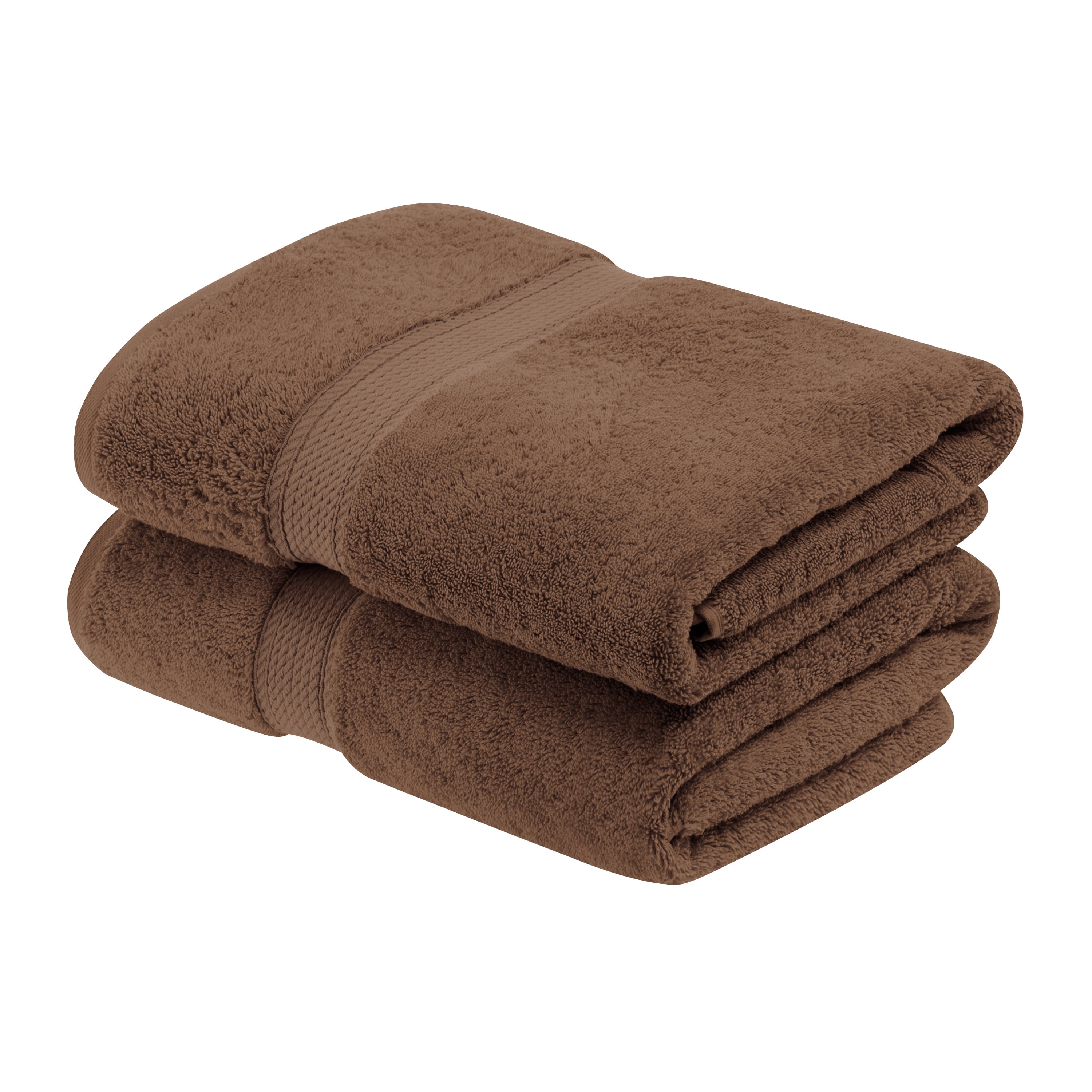 Superior Hymnia Egyptian Cotton Bath Towel Set, Chocolate