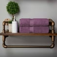 thumbnail image 1 of Superior Hymnia Egyptian Cotton Bath Towel Set, Plum, 1 of 8