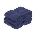 thumbnail image 1 of Superior Hymnia Egyptian Cotton Face Towel Set, Navy Blue, 1 of 6