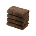 thumbnail image 1 of Superior Hymnia Egyptian Cotton Hand Towel Set, Chocolate, 1 of 6
