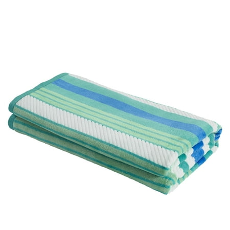 Superior Jabali Rope Oversized Cotton 2-Piece Beach Towel Set
