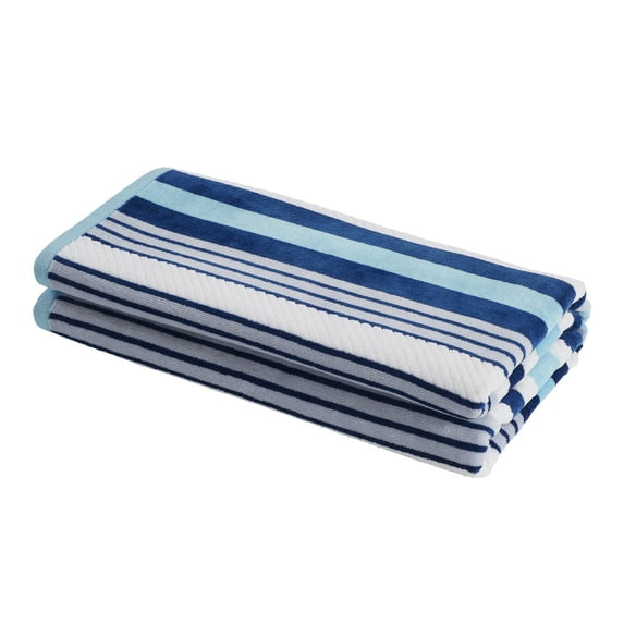 Superior Jabali Rope Oversized Cotton 2-Piece Beach Towel Set