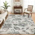 thumbnail image 1 of Superior Jacobean Floral Indoor Area Rug, 7' x 9', Deep Royal, 1 of 7
