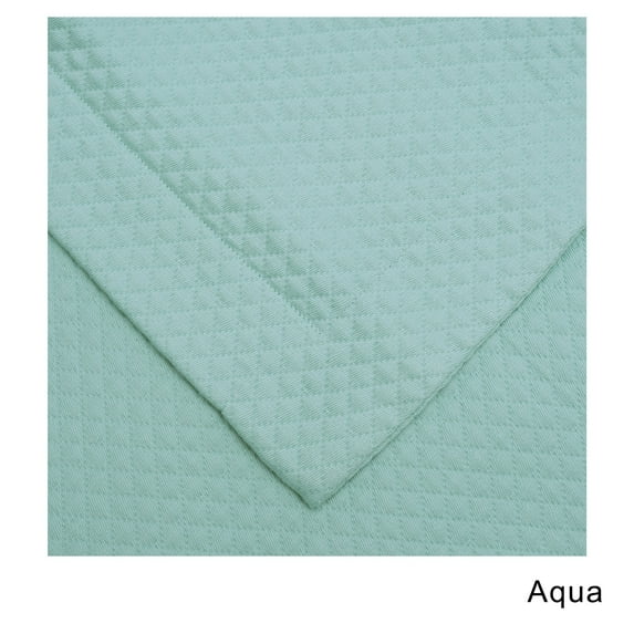 Superior Jacquard Matelasse Solitaire Cotton Bedspread Set