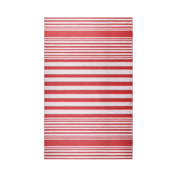 Superior Kadin Indoor/ Outdoor Area Rug, 3' 6" x 5' 6", Red