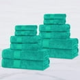 thumbnail image 1 of Superior Kendell Egyptian Cotton 12-Piece Towels Set, Sea Green, 1 of 11