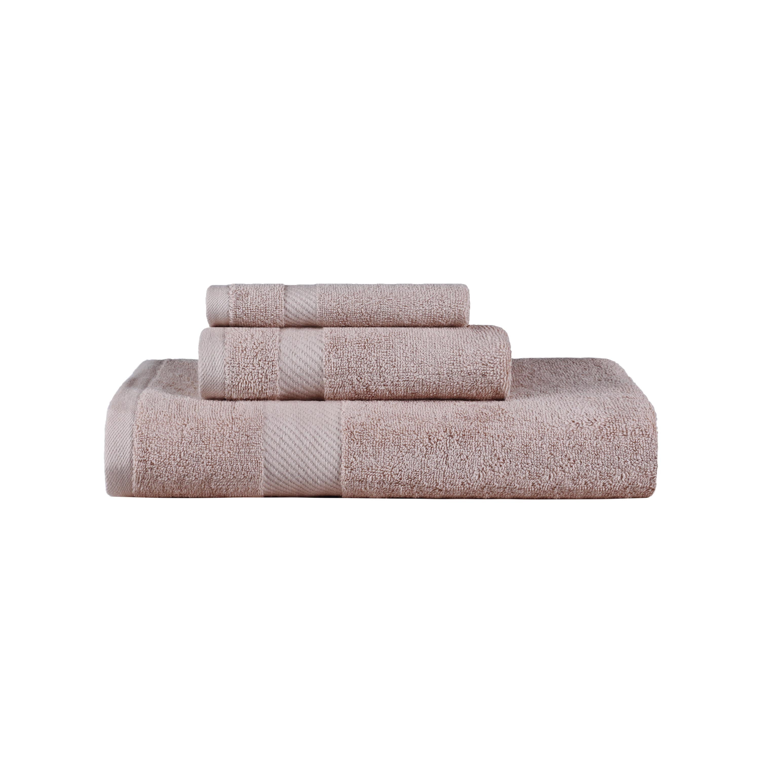 Superior Kendell Egyptian Cotton 3 Piece Towel Set, Fawn - Walmart.com