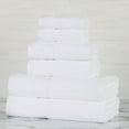 thumbnail image 1 of Superior Kendell Egyptian Cotton 6-Piece Towels Set, White, 1 of 11