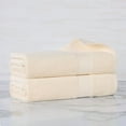 thumbnail image 1 of Superior Kendell Egyptian Cotton Bath Sheets, Set of 2, Ivory, 1 of 11