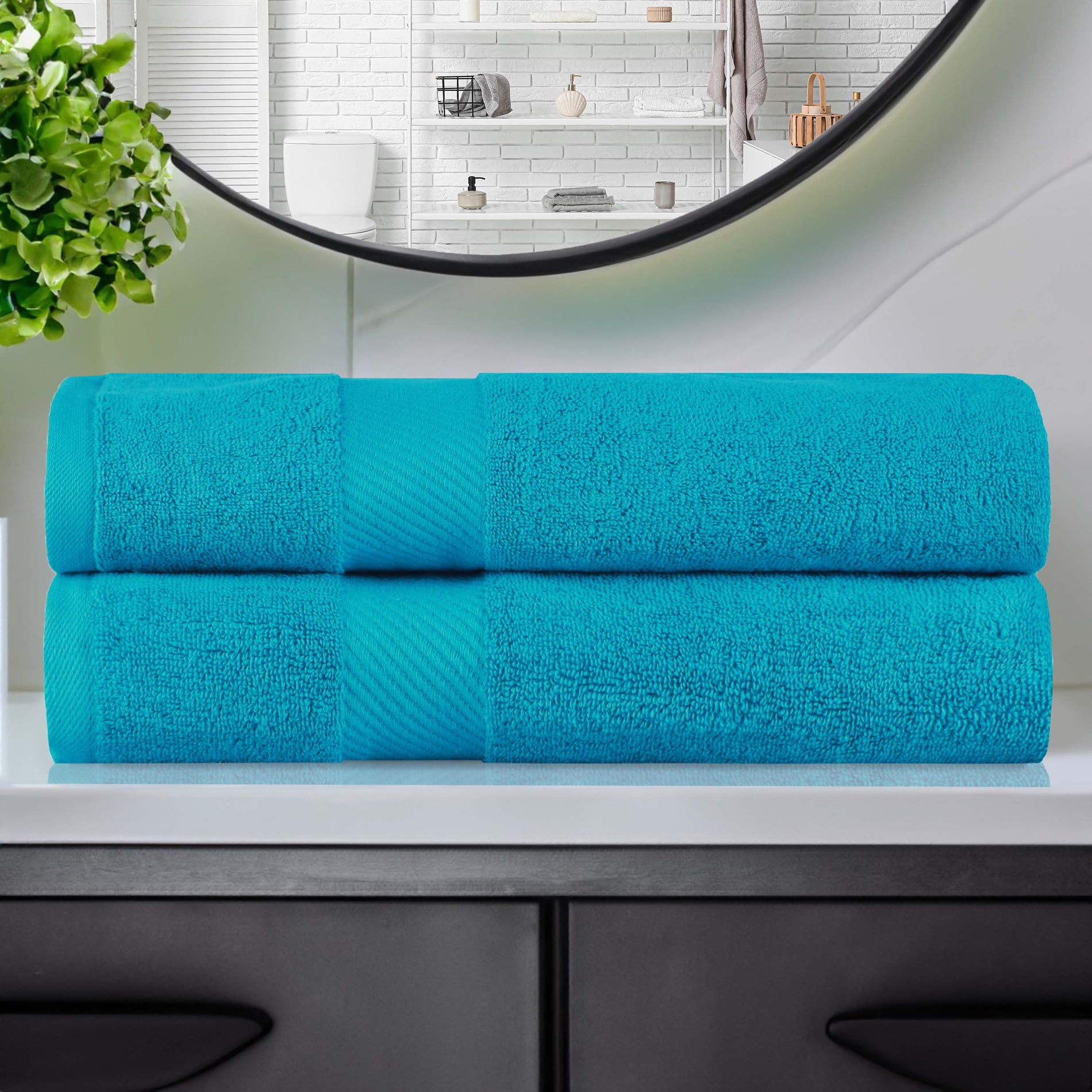 Capri Breeze Egyptian Cotton Bath Towels Set of 2