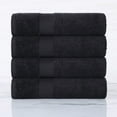 thumbnail image 1 of Superior Kendell Egyptian Cotton Bath Towels, Set of 4, Black, 1 of 11