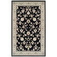 thumbnail image 1 of Superior Kingfield Traditional Floral Indoor Area Rug, 4'x6', Black, 1 of 5