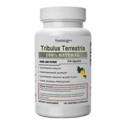 Superior Labs - Tribulus Terrestris - Testosterone Booster Cortisol Blocker with 45% Steroidal Saponins, 1500mg Dosage, 180 Vegetable Caps - Supports Vitality and Performance - with Added BioPerine®