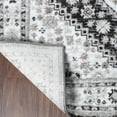 thumbnail image 1 of Superior Layland Medallion Indoor Area Rug, 10' x 14', Charcoal, 1 of 5