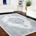 thumbnail image 1 of Superior Layland Medallion Indoor Area Rug, 5' x 7', Blue, 1 of 5