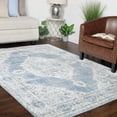 thumbnail image 1 of Superior Layland Medallion Indoor Area Rug, 7' 6" x 9' 6", Charcoal, 1 of 5