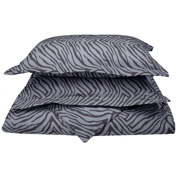 Superior Light Weight and Super Soft Brushed Microfiber, Wrinkle Resistant Duvet Cover Set with Animal Print